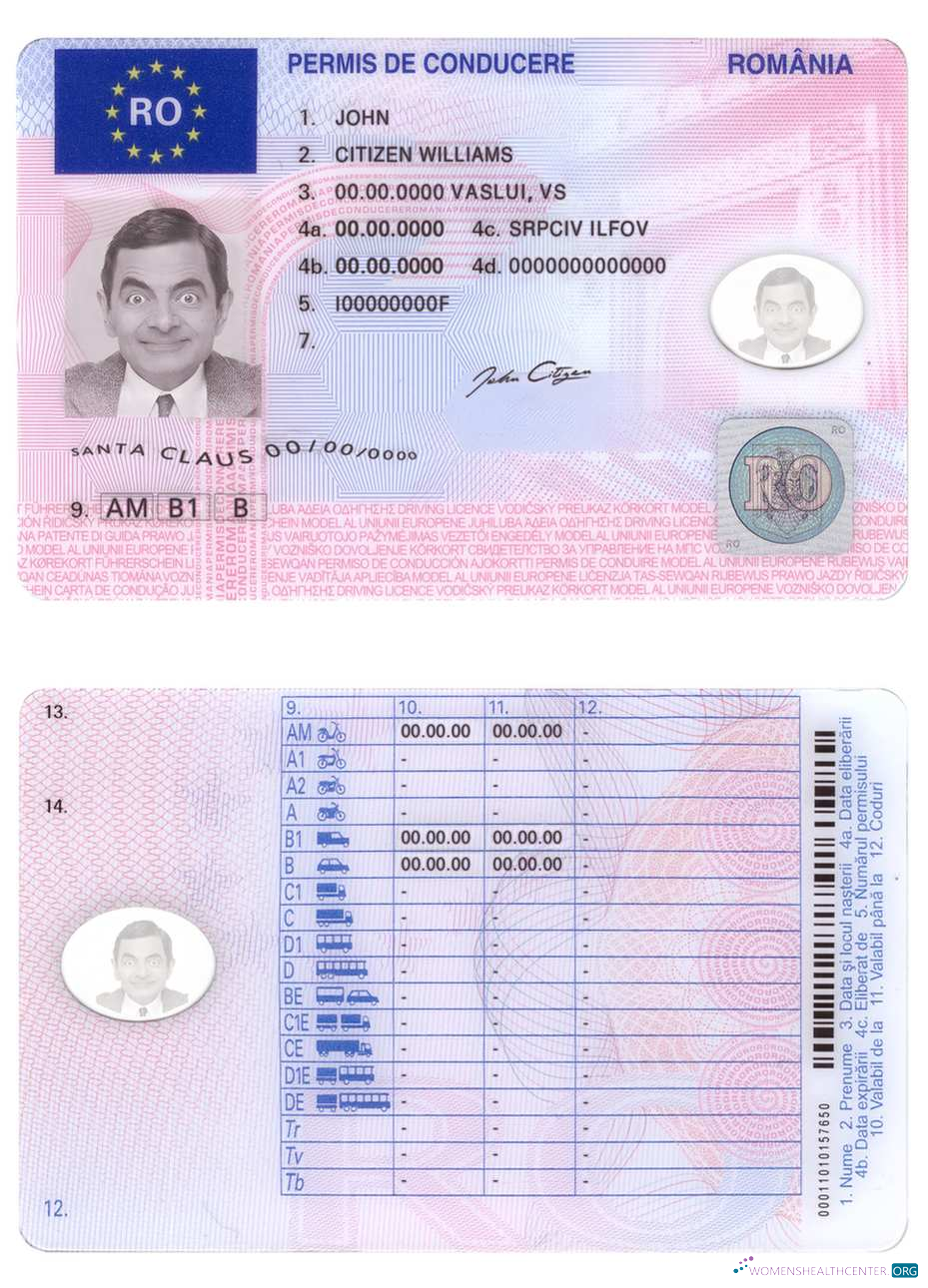 download Romania driving license
